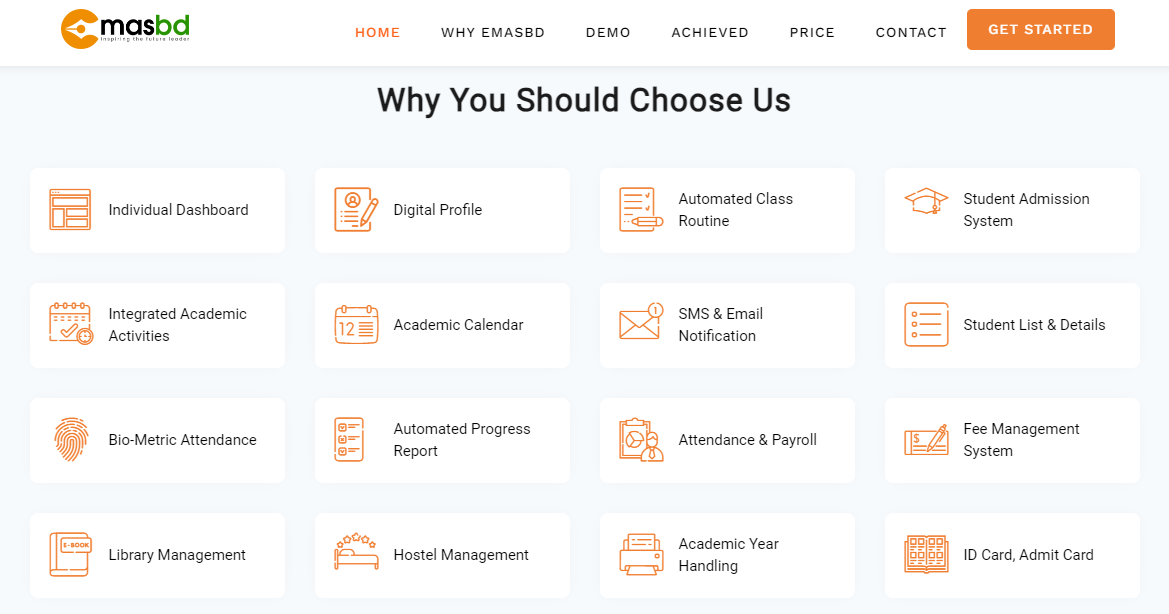 Education Management Automation System EMASBD